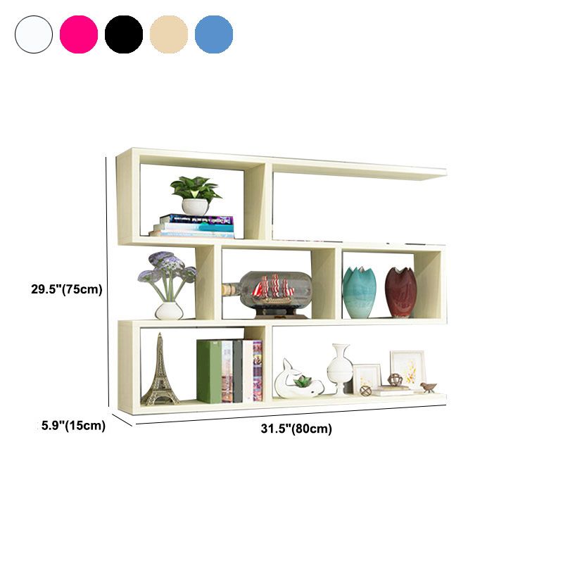 3-Tier 30" H Contemporary Floating Bookcase Wood Shelf Bookcase for Living Room Clearhalo 'Bookcases' 'furn' 'furn_bookcases' 'Furniture' 'Office Furniture' 1200x1200_d290ec39-eede-4cde-8d4d-4ea5408d19d5