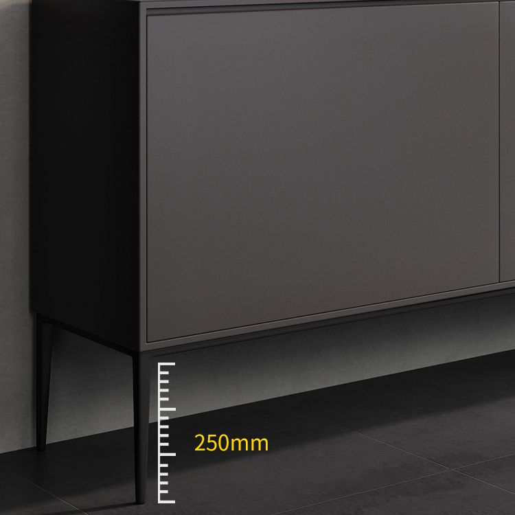 Sideboard in legno ingegnerizzato in stile glam per soggiorno