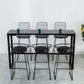 Contemporary Style Dining Sintered Stone Table Rectangle Bar Counter Table for Home Clearhalo 'Bar Furniture' 'Bar Tables' 'bar_tables' 'furn' 'furn_bar_tables' 'Furniture' 'furniture_bar_tables' 'Kitchen & Dining Furniture' 1200x1200_d2975898-c569-4042-971e-853d3141a897