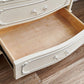 White Sold Wood Buffet Server soggiorno a buffet moderno con cassetti
