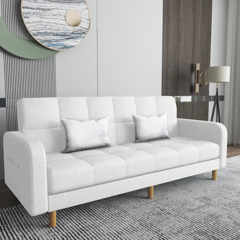 Square Arm Modern Sofa with Biscuit Back Storage Sofa for Living Room Clearhalo 'furn' 'furn_sofas' 'Furniture' 'furniture_sofas' 'kitchen' 'kitchen_sofas' 'Living Room Furniture' 'Sofa' 'sofas' 1200x1200_d29be1db-d23b-4571-9b1e-4baa7920254e