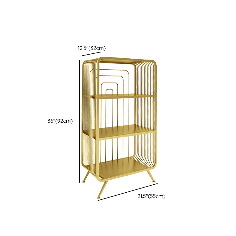 Modern Style Open Back Bookshelf Metal Bookcase for Home Office Clearhalo 'Bookcases' 'furn' 'furn_bookcases' 'Furniture' 'Office Furniture' 1200x1200_d29cad47-6b0f-4f6a-be4d-6eedb3b3d7fe