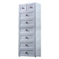 Plastic 5-drawer Storage Cabinet Modern Wardrobe Armoire with Legs Clearhalo 'Armoires & Wardrobes' 'armoires_wardrobes' 'Bedroom Furniture' 'furn' 'furn_armoires_wardrobes' 'Furniture' 1200x1200_d29ea171-8817-4ed9-a8c3-60232e98a7e0