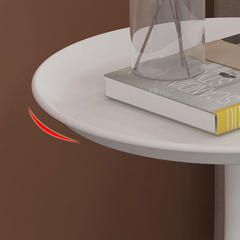 Tavolo laterale della metà del secolo Metal Piedistale Top Living Room Table