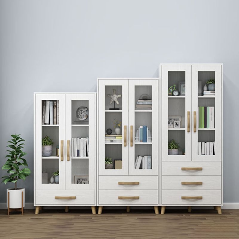 Modern Style Standard Bookcase Closed Back Bookshelf with Drawer Storage Clearhalo 'Bookcases' 'furn' 'furn_bookcases' 'Furniture' 'furniture_bookcases' 'Office Furniture' 1200x1200_d2a070f6-e93c-42c9-a068-e3d5540f7893