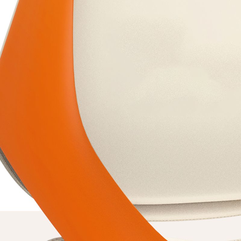 Armes fixes chaise de bureau moderne en cuir sans chaise de bureau ergonomique pénible