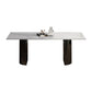 Metal Contemporary Double Pedestal Dining Table Sintered Stone Table for Dining Room Clearhalo ' dining_table' 'Dining Tables & Seating' 'Dining Tables' 'furn' 'furn_dining_table' 'Furniture' 'furniture_dining_table' 'Kitchen & Dining Furniture' 'kitchen&dining_furn' 'kitchen' 'kitchen_dining_table' 1200x1200_d2a1c25c-e846-4b9a-b449-3755629d1a8b