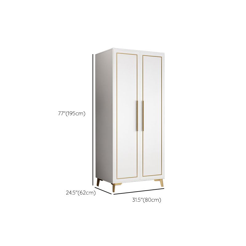 Contemporary Wardrobe Closet with Legs Wooden Wardrobe Armoire Clearhalo 'Armoires & Wardrobes' 'armoires_wardrobes' 'Bedroom Furniture' 'furn' 'furn_armoires_wardrobes' 'Furniture' 1200x1200_d2a2a162-6c65-488a-ba9d-02dcbd04525f