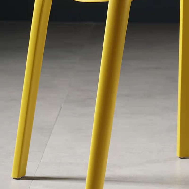 Contemporary Chairs Dining Armless Plastic Open Back Side Chair for Kitchen Clearhalo ' kitchen&dining_furn' 'Dining Chairs' 'Dining Tables & Seating' 'dining_chair' 'furn' 'furn_dining_chair' 'Furniture' 'furniture_dining_chair' 'Kitchen & Dining Furniture' 'kitchen' 1200x1200_d2a2ae57-9737-45eb-ad7c-116324c1f7de