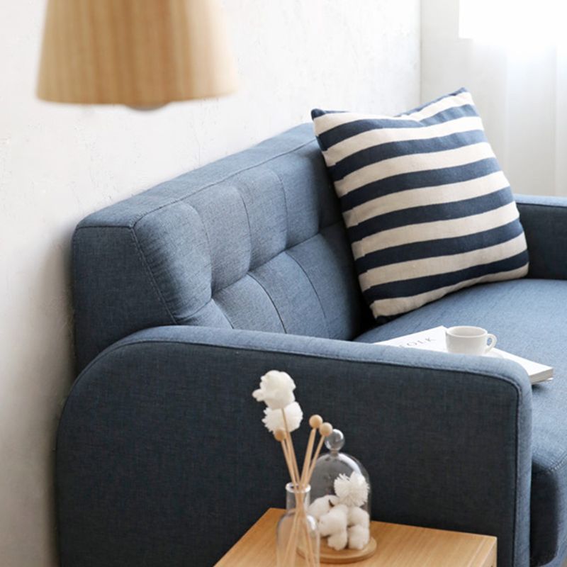 標準的なビスケットバックセッピーソファコンテンポラリースクエアアームセッピーラブシート