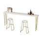 Glam Style Rectangle Bar Table Set 1/2/3/5/9 Pieces Solid Wood Counter Table Clearhalo 'Bar Furniture' 'furn' 'furn_home_bar_bar_sets' 'Furniture' 'Home Bars & Bar Sets' 'home_bar_bar_sets' 'Kitchen & Dining Furniture' 1200x1200_d2a389cf-94aa-42e5-a393-d62a958143a9