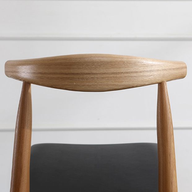 Scandinavian Open Back Side Chair Matte Finish Upholstered Dining Chair Clearhalo ' kitchen&dining_furn' 'Dining Chairs' 'Dining Tables & Seating' 'dining_chair' 'furn' 'furn_dining_chair' 'Furniture' 'furniture_dining_chair' 'Kitchen & Dining Furniture' 'kitchen' 1200x1200_d2a61c02-5bb2-4b77-b8d0-b9ca373ed2d5