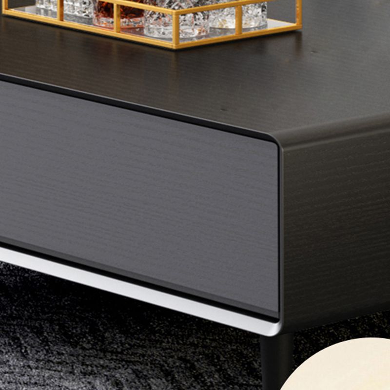 Industriële rechthoek tv -standaard thuis tv -kast met gespreid benen