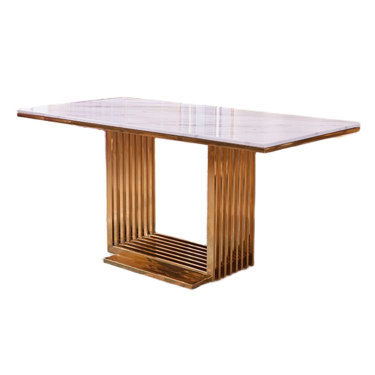 Traditional Luxury Marble Dining Table Pedestal Dining Site Table for Dining Room Clearhalo ' dining_table' 'Dining Tables & Seating' 'Dining Tables' 'furn' 'furn_dining_table' 'Furniture' 'furniture_dining_table' 'Kitchen & Dining Furniture' 'kitchen&dining_furn' 'kitchen' 'kitchen_dining_table' 1200x1200_d2ab4c73-02c4-4d6f-9bb7-67791ac18066