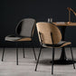 Modern Style Kitchen Chair Dining Armless Chair with Metal Legs