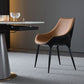 Modern Leather Dining Room Chair Arm Metal Dining Chairs for Restaurant Clearhalo ' kitchen&dining_furn' 'Dining Chairs' 'Dining Tables & Seating' 'dining_chair' 'furn' 'furn_dining_chair' 'Furniture' 'furniture_dining_chair' 'Kitchen & Dining Furniture' 'kitchen' 1200x1200_d2aeb1fb-1e6f-4830-ba76-8aefa1db44d7