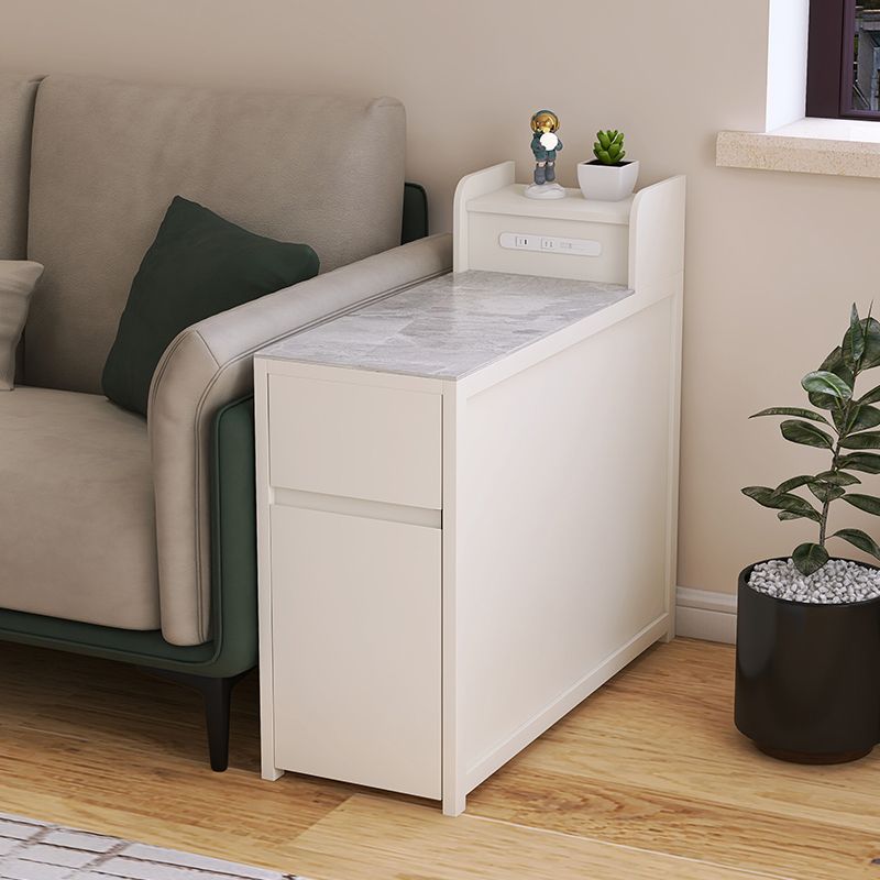 Rechteckiger Holz Beistelltisch zeitgenössischer Endtisch mit Lagerung für Wohnzimmer