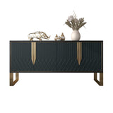 Contemporary Buffet Table Engineered Wood Sideboard Table with Doors for Kitchen Clearhalo 'buffet_sideboard' 'Buffets & Sideboards' 'furn' 'furn_buffet_sideboard' 'Furniture' 'Kitchen & Dining Furniture' 1200x1200_d2b02596-2a1b-4a45-9174-5f91391ca8ec