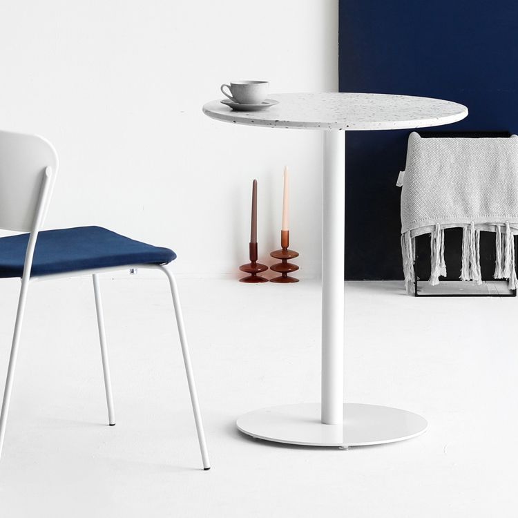 Round Dining Dinette Table Simplicity Style Pedestal Casual Furniture for Home Clearhalo ' dining_table' 'Dining Tables & Seating' 'Dining Tables' 'furn' 'furn_dining_table' 'Furniture' 'furniture_dining_table' 'Kitchen & Dining Furniture' 'kitchen&dining_furn' 'kitchen' 'kitchen_dining_table' 1200x1200_d2b16340-c9e6-4717-9818-97e60b01b21a