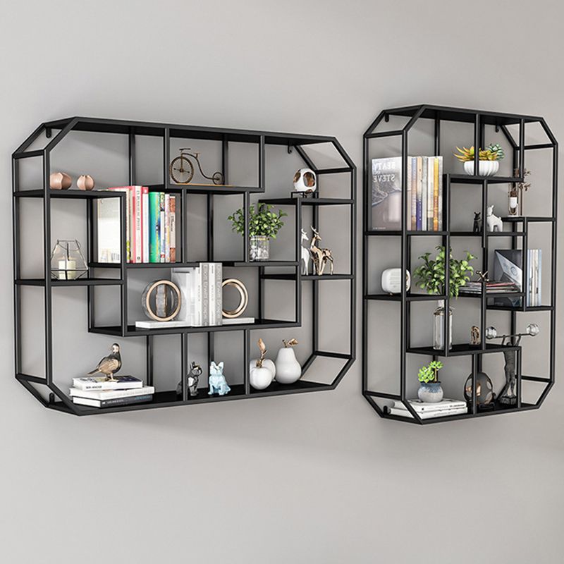 7.1" W Wall Unit Book Shelf Metal Open Shelf Bookcase for Home Clearhalo 'Bookcases' 'furn' 'furn_bookcases' 'Furniture' 'Office Furniture' 1200x1200_d2b1daaf-2b2d-4f3a-85dd-12355ea75d54