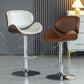 Scandinavian Adjustable Height Swivel Counter Stools Leather Wood Bar Stools (1 Piece) Clearhalo 'Bar Furniture' 'Bar Stools' 'bar_stools' 'furn' 'furn_bar_stools' 'furniture_bar_stools' 'Kitchen & Dining Furniture' 'kitchen&dining_furn' 'kitchen' 'kitchen_furn' Furniture' 1200x1200_d2b3e3c9-57bf-46f7-ac73-606e36c1b2fc