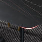 Contemporary Stone Dining Table Black Rectangle Dining Table with 4 Wood Legs Clearhalo 'Dining Tables & Seating' 'Dining Tables' 'dining_table' 'furn' 'furn_dining_table' 'Furniture' 'furniture_dining_table' 'Kitchen & Dining Furniture' 'kitchen' 'kitchen_dining_table' 1200x1200_d2b834ed-b492-4e66-b42b-81c420751c2c