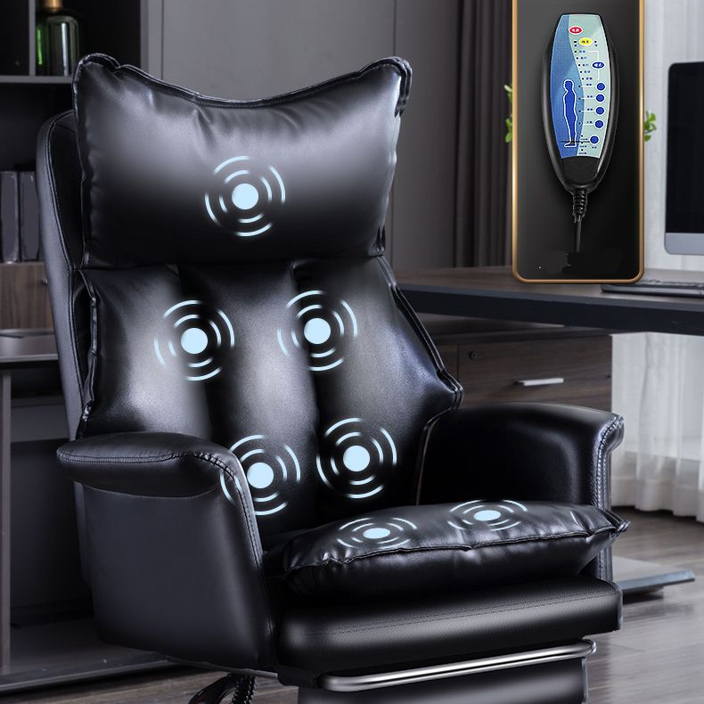 Gestoffeerde taakstoel met gevoerde armen moderne bureaustoel met wielen