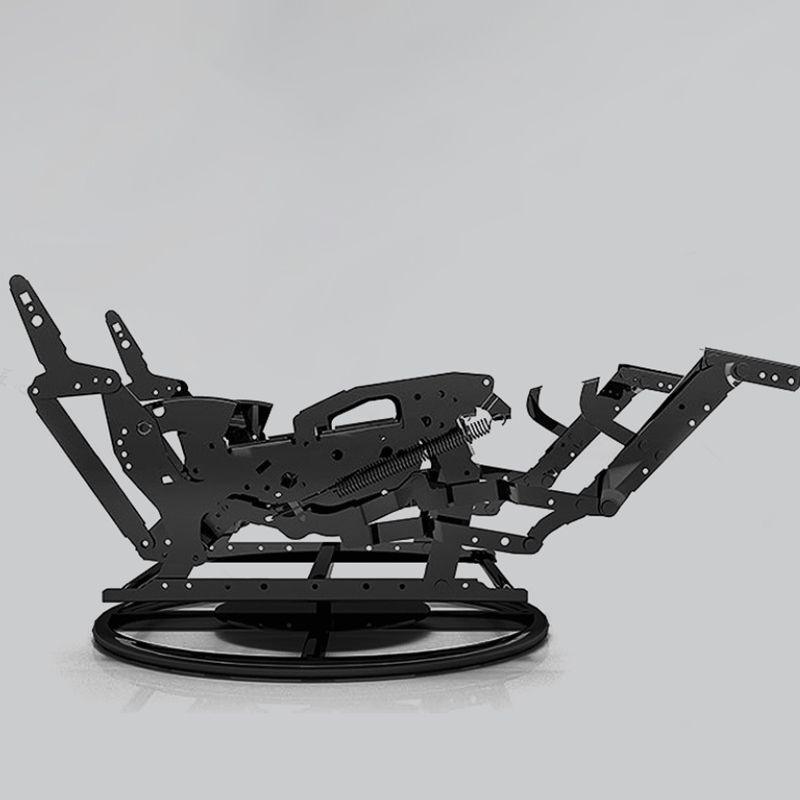 Metal Frame Standard Recliner Solid Color Growivel Rocker Recliner Chair