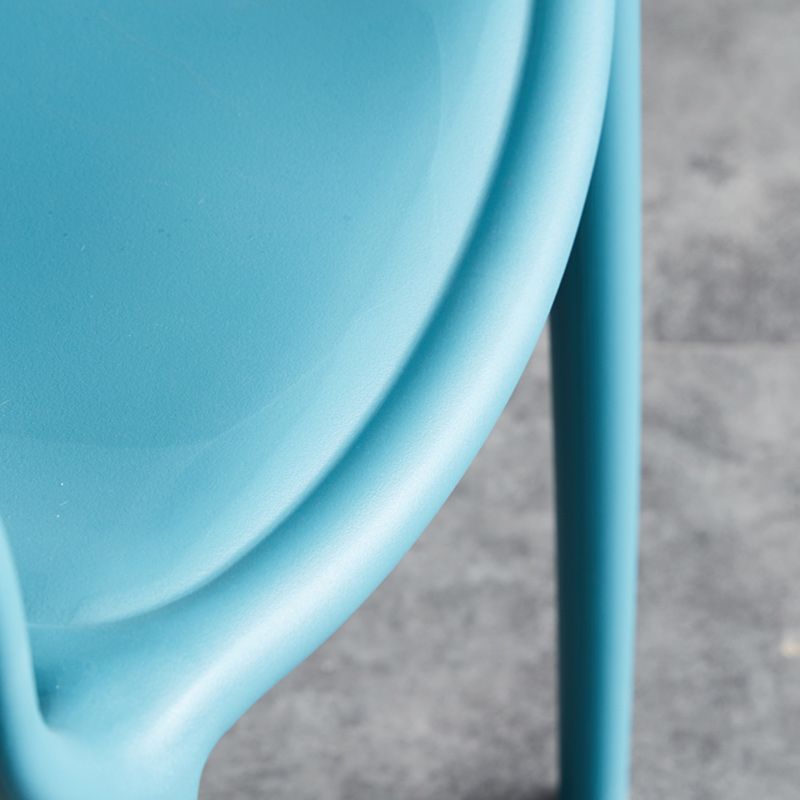 Scandinavian Plastic Arm Chair Open Back Kitchen Dining Room Chair Clearhalo 'Dining Chairs' 'Dining Tables & Seating' 'dining_chair' 'furn' 'furn_dining_chair' 'Furniture' 'Kitchen & Dining Furniture' 1200x1200_d2bc2aa0-75e4-4fc6-94e0-e54c02e59193