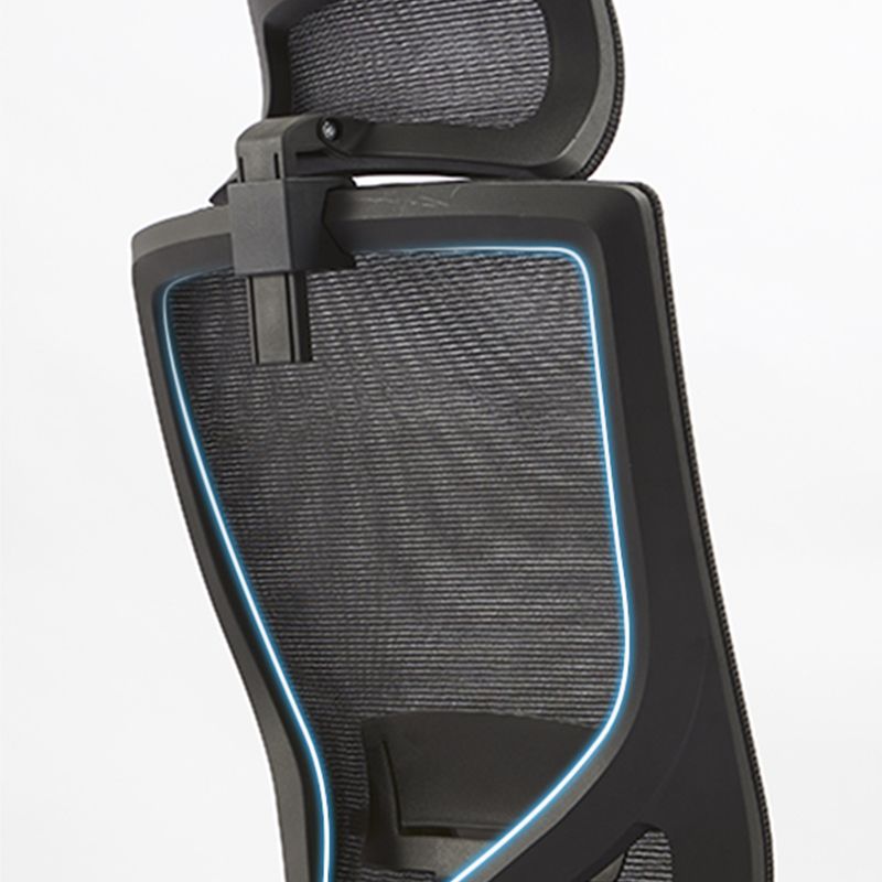 モダンオフィスチェア調整可能なシートの高さ固定腕チェア付き車輪付き