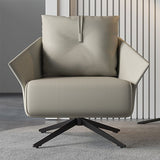 Contemporary Bonded Leather Pillow Back 4-Star Accent Armchair Clearhalo 'Accent Chairs' 'accent_chairs' 'Chairs & Seating' 'furn' 'furn_accent_chairs' 'Furniture' 'Living Room Furniture' 1200x1200_d2beb07c-8ce0-4973-adb1-d66f849bde81