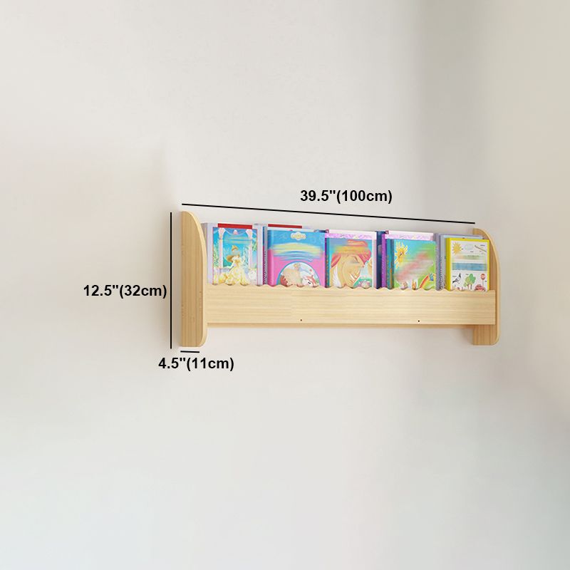 Contemporary Style Bookshelf Wall Mounted Horizontal Bookcase for Home Office Clearhalo 'Bookcases' 'furn' 'furn_bookcases' 'Furniture' 'furniture_bookcases' 'kitchen' 'kitchen_bookcases' 'Living Room Furniture' 'Office Furniture' 1200x1200_d2c2d143-d3b9-4ed4-ab52-103a4c1cd971