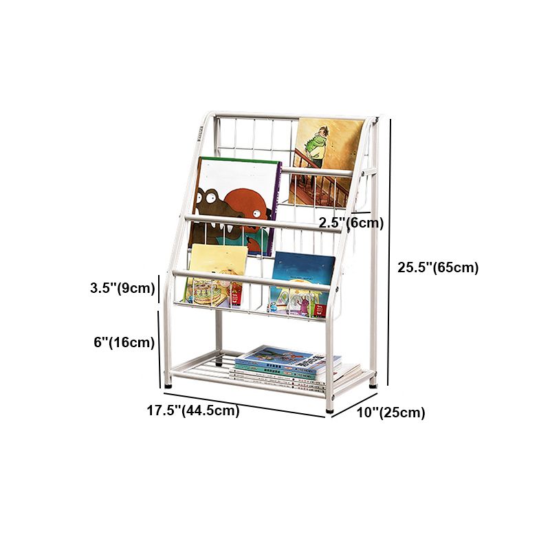 Contemporary Style Bookcase Open Back Bookshelf for Office and Home Clearhalo 'Bookcases' 'furn' 'furn_bookcases' 'Furniture' 'furniture_bookcases' 'Office Furniture' 1200x1200_d2c30c01-c0fc-4bb7-bd27-346a18f9d41f