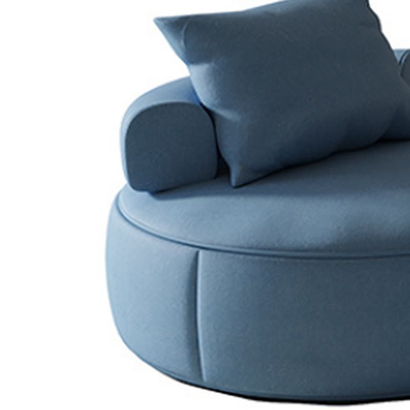 Nordic Style Handless Imitation Leather Curved Back Parsons Chair Clearhalo 'Accent Chairs' 'accent_chairs' 'Chairs & Seating' 'furn' 'furn_accent_chairs' 'Furniture' 'Living Room Furniture' 1200x1200_d2c4624f-88a0-491b-ad3b-4f7ecb4b7142