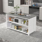 Modern Style Stone Bar Dining Table Rectangle Bar Table for Kitchen Clearhalo 'Bar Furniture' 'Bar Tables' 'bar_tables' 'furn' 'furn_bar_tables' 'Furniture' 'Kitchen & Dining Furniture' 1200x1200_d2c4d59d-aa0c-41a5-9558-0d701b11c3a4
