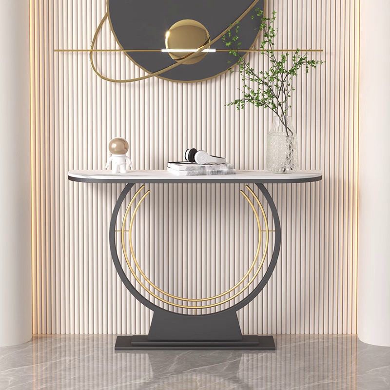 Tavolo con console piedistallo a mezza7 glam resistente al graffio