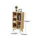 Natural Colour Wooden Standard Bookcase Contemporary Closed Back Bookshelf Clearhalo 'Bookcases' 'furn' 'furn_bookcases' 'Furniture' 'Office Furniture' 1200x1200_d2c93e48-383d-4c4d-b6c7-7dcc26c79241