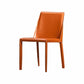 Designer Style Restaurant Solid Back Side Chair Saddle Leather Dining Chair Clearhalo ' kitchen&dining_furn' 'Dining Chairs' 'Dining Tables & Seating' 'dining_chair' 'furn' 'furn_dining_chair' 'Furniture' 'furniture_dining_chair' 'Kitchen & Dining Furniture' 'kitchen' 1200x1200_d2ca3773-0b9c-41dc-b9ac-c3b7615e0abb