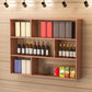 Modern Wall Mounted Bottle Wine Rack Manufactured Wood Wine Bottle Holder Clearhalo 'furn' 'furn_wine_racks' 'Furniture' 'Kitchen & Dining Furniture' 'Wine Racks' 'wine_racks' 1200x1200_d2cb1403-13c9-4b39-a376-070cf7aaff34