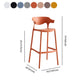 29-inch Modern Counter Bar Stool Armed Plastic Indoor Bar Stool with Footrest Clearhalo 'Bar Furniture' 'Bar Stools' 'bar_stools' 'furn' 'furn_bar_stools' 'furniture_bar_stools' 'Kitchen & Dining Furniture' 'kitchen&dining_furn' 'kitchen' 'kitchen_furn' Furniture' 1200x1200_d2cbd664-0413-45bb-bdd9-d3260b7fb9df