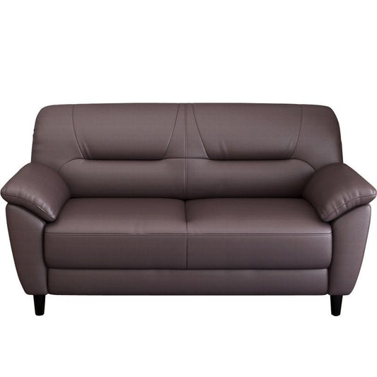 Brown Leather Flared Arm Setee Standard Loose Back Settee Furniture Clearhalo 'furn' 'furn_sofas' 'Furniture' 'furniture_sofas' 'kitchen' 'kitchen_sofas' 'Living Room Furniture' 'Sofa' 'sofas' 1200x1200_d2cf45fe-005b-4f68-ae2d-e4d845cd0b3e