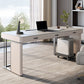 Modern Stone Office Desk Rectangular Shape Task Desk with 3 Drawers in Grey Clearhalo 'furn' 'furn_office_desk' 'Furniture' 'Office Desks' 'Office Furniture' 'office_desk' 1200x1200_d2d0e967-5db6-49eb-884d-3404be33e4ab