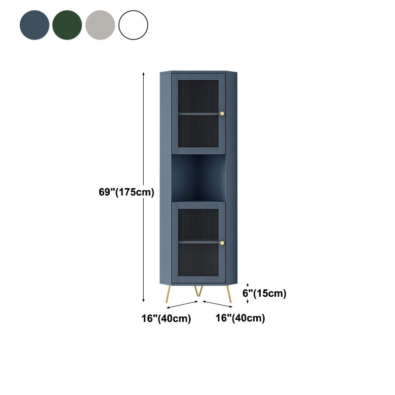 Glass 2 Doors Buffet Server Glam Style Kitchen Server for Living Room Clearhalo 'buffet_sideboard' 'Buffets & Sideboards' 'furn' 'furn_buffet_sideboard' 'Furniture' 'furniture_buffet_sideboard' 'Kitchen & Dining Furniture' 1200x1200_d2d2d71a-9e83-4c28-b975-a687731913e9