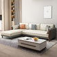 Contemporary Square Arm Sectional with Pillowed Back Cushions Clearhalo 'furn' 'furn_sectionals' 'Furniture' 'furniture_sectionals' 'kitchen' 'kitchen_sectionals' 'Living Room Furniture' 'Sectionals' 1200x1200_d2d30060-52a0-47e8-9ea2-4e856b895290