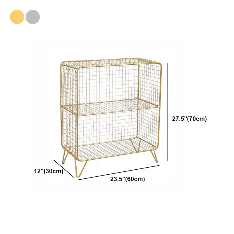 Industrial Standard Bookcase Contemporary Metal Closed Back Bookcase Clearhalo 'Bookcases' 'furn' 'furn_bookcases' 'Furniture' 'furniture_bookcases' 'kitchen' 'kitchen_bookcases' 'Living Room Furniture' 'Office Furniture' 1200x1200_d2d440b2-1b8e-4ed0-b534-17e4739f63a3