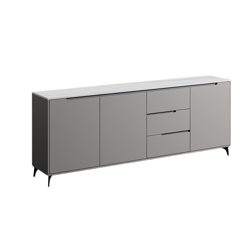 Scheda laterale in stile glam Sinterita Sinterita Sideboard con porta e cassetto per uso domestico