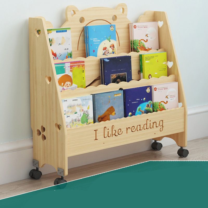 Scandinavian Style Bookshelf Closed Back Solid Wood Bookcase for Home and Office Clearhalo 'Bookcases' 'furn' 'furn_bookcases' 'Furniture' 'furniture_bookcases' 'kitchen' 'kitchen_bookcases' 'Living Room Furniture' 'Office Furniture' 1200x1200_d2d76f19-ff5a-4721-963f-b7919f499eea