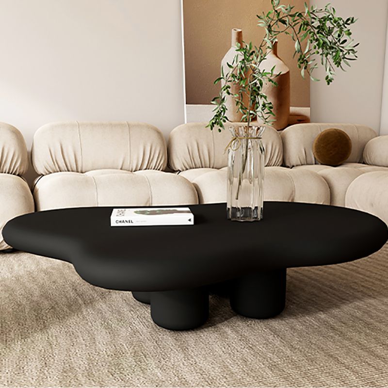 Scandinavian Wooden Coffee Table Free Form 3 Legs Cocktail Table for Home Clearhalo 'Coffee & Accent Tables' 'Coffee Tables' 'coffee_tables' 'furn' 'furn_coffee_tables' 'Furniture' 'Living Room Furniture' 1200x1200_d2d79521-8677-4df2-8d95-f830842e823d