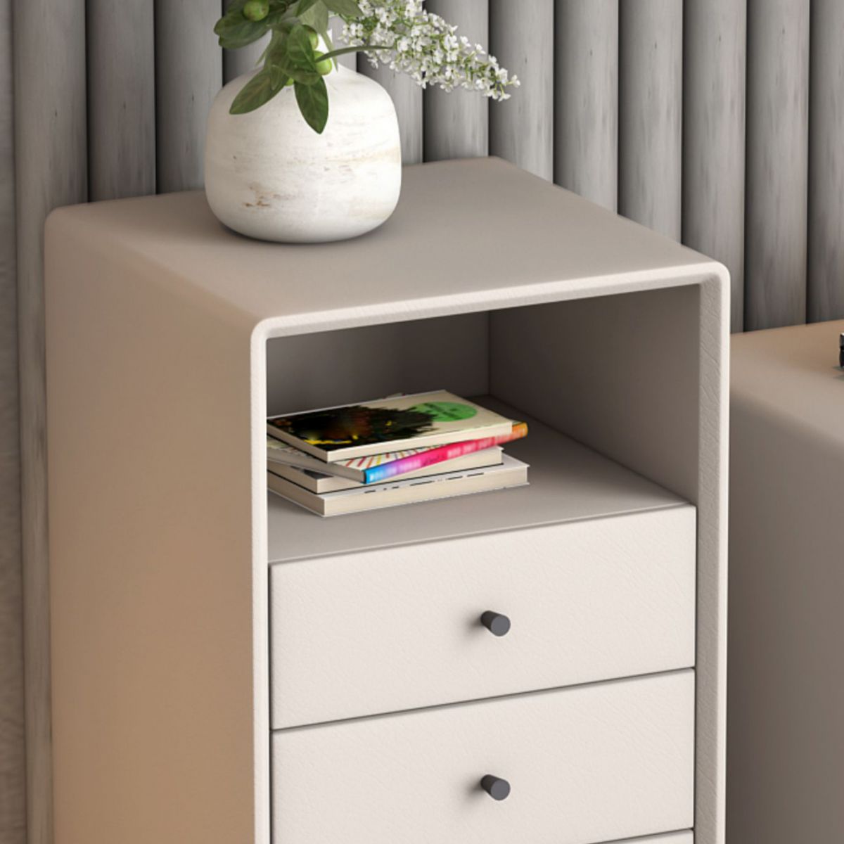 SIGNALLO DI MODERNO OPEN OPEN SETTANGE 51,5 "H SOGNO SOGNO BIRCH SERVER BEGNO SOLO