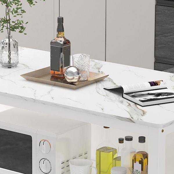 Modern Style Stone Bar Dining Table Rectangle Bar Table for Kitchen Clearhalo 'Bar Furniture' 'Bar Tables' 'bar_tables' 'furn' 'furn_bar_tables' 'Furniture' 'Kitchen & Dining Furniture' 1200x1200_d2dbd0fc-d17d-4275-8acd-6677bb4aaf7f
